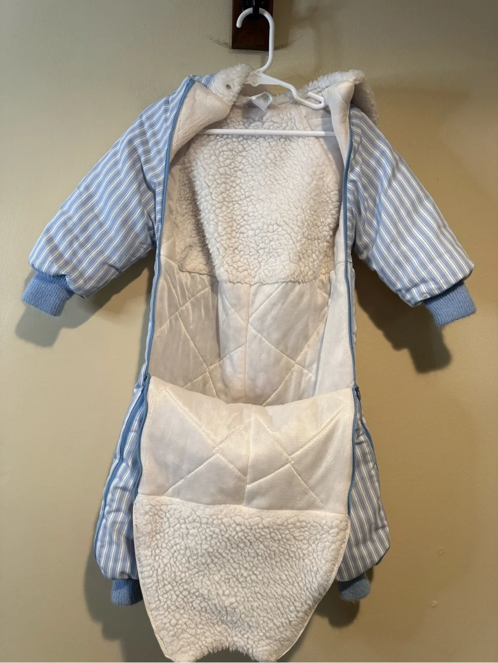 Vintage OshKosh snowsuit MADE IN USA baby bunting outfit